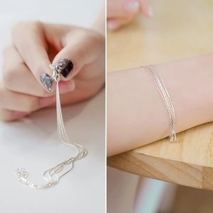 Multiple Silver Bracelet